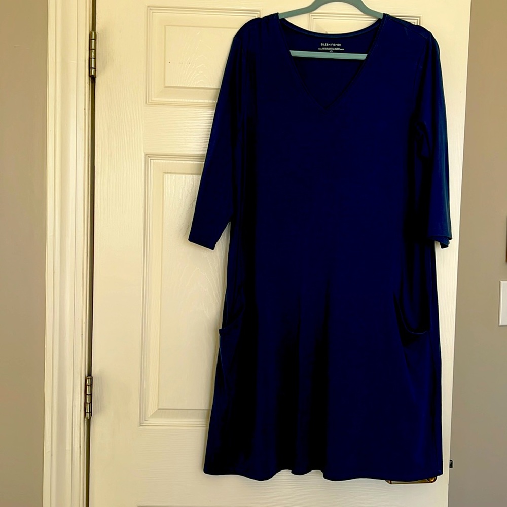 Eileen Fisher Cotton Dress Large